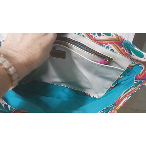 CATCHFLY STUDIO XL Tote or Laptop Bag w/ Pink Tassle - NEW - Picture 5 of 8